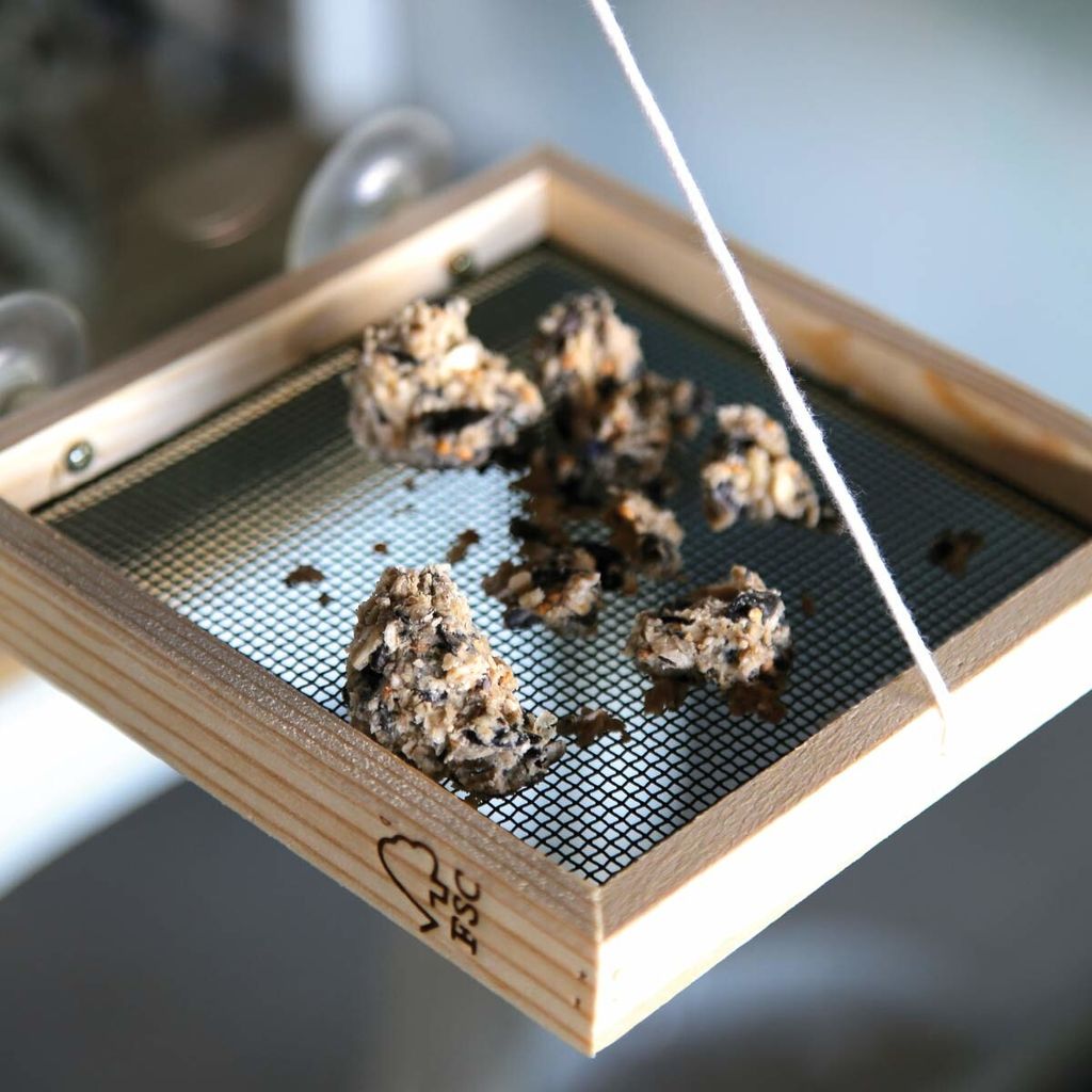 Fenster Futtertisch 'Bird Swing Vide' | perfekt um Vögel zu Produktbild 
