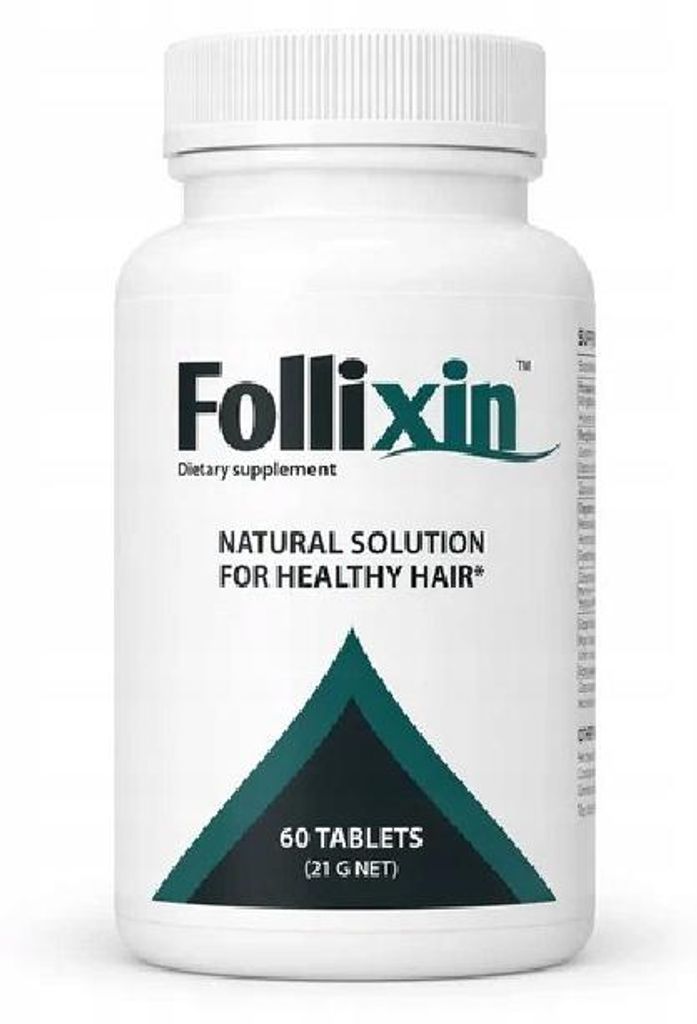 Follixin - Kapseln zur Unterstützung von Haaren, Haut und Produktbild 