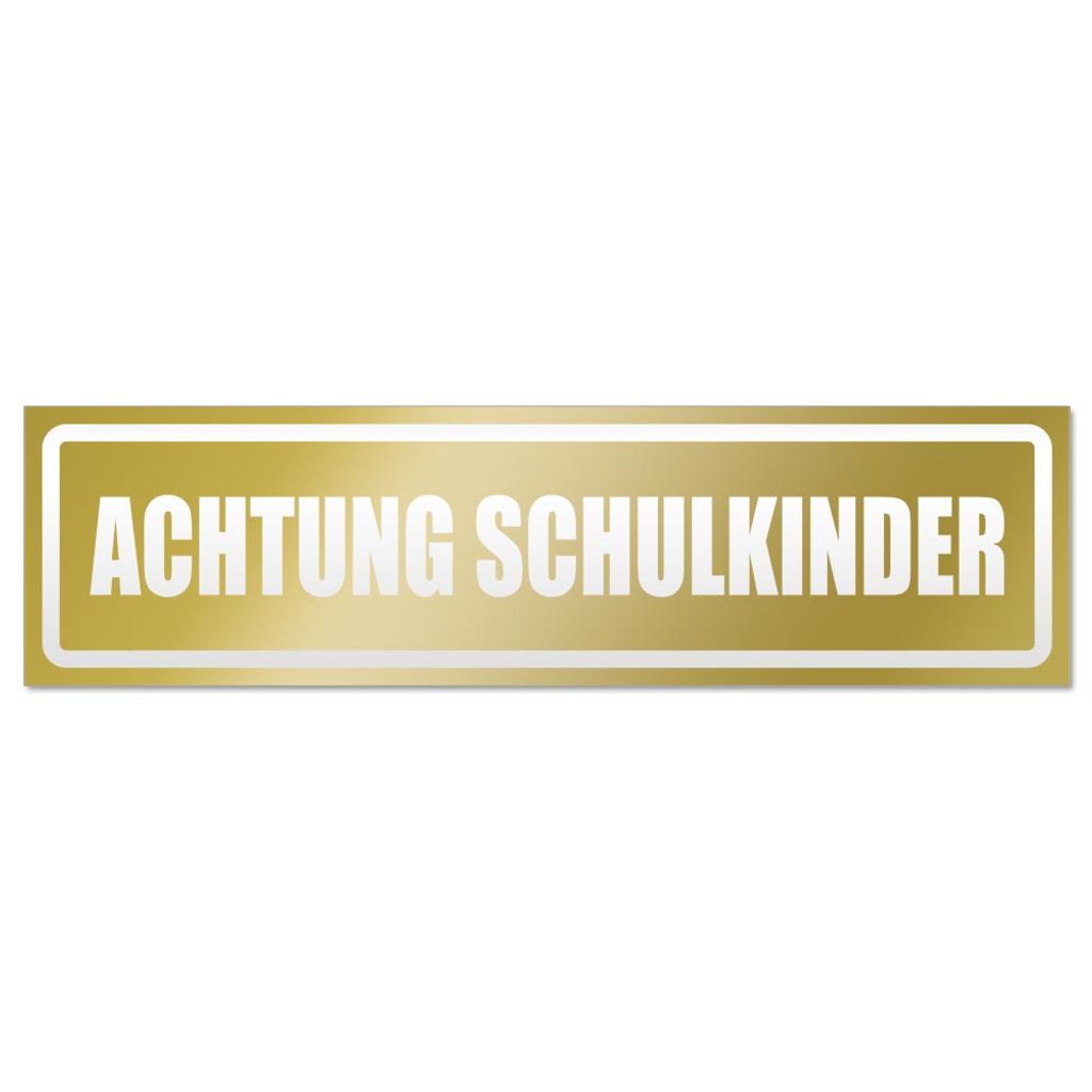 Achtung Schulkinder invertiert Magnetschild Schild magnetisch