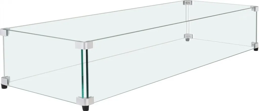 Protège-flamme pour table foyer extérieur : stoppez le vent efficacement