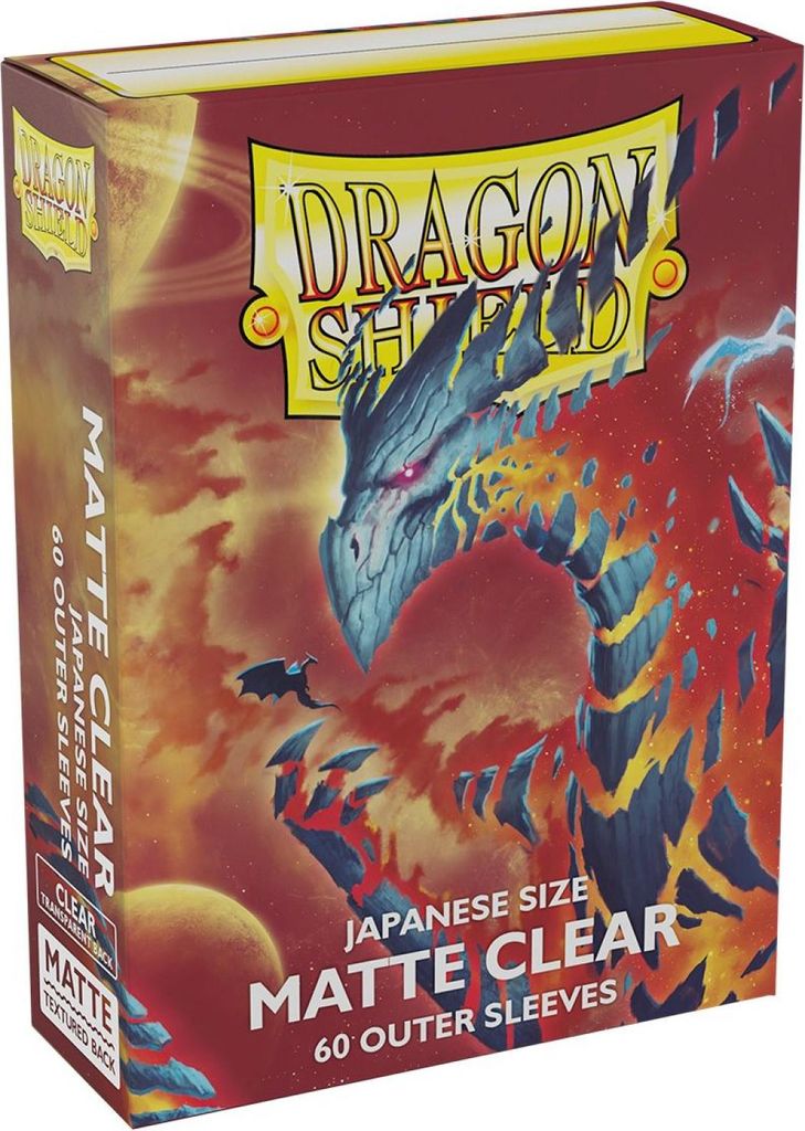 Dragon Shield - Japanese Size - Outer Sleeves - Matte Clear Produktbild 