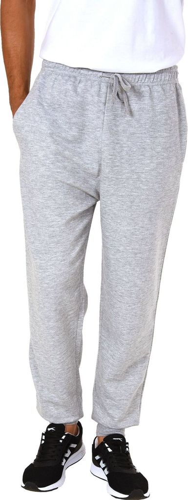 Herren Jogging Trainingshose Hose mit Bündchen;grau,XL