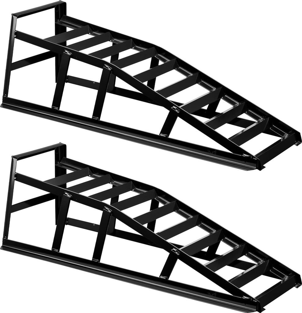 Wiltec 2x Auffahrrampe bis 2 t je Paar 830 x 262 x 270 mm, Produktbild 