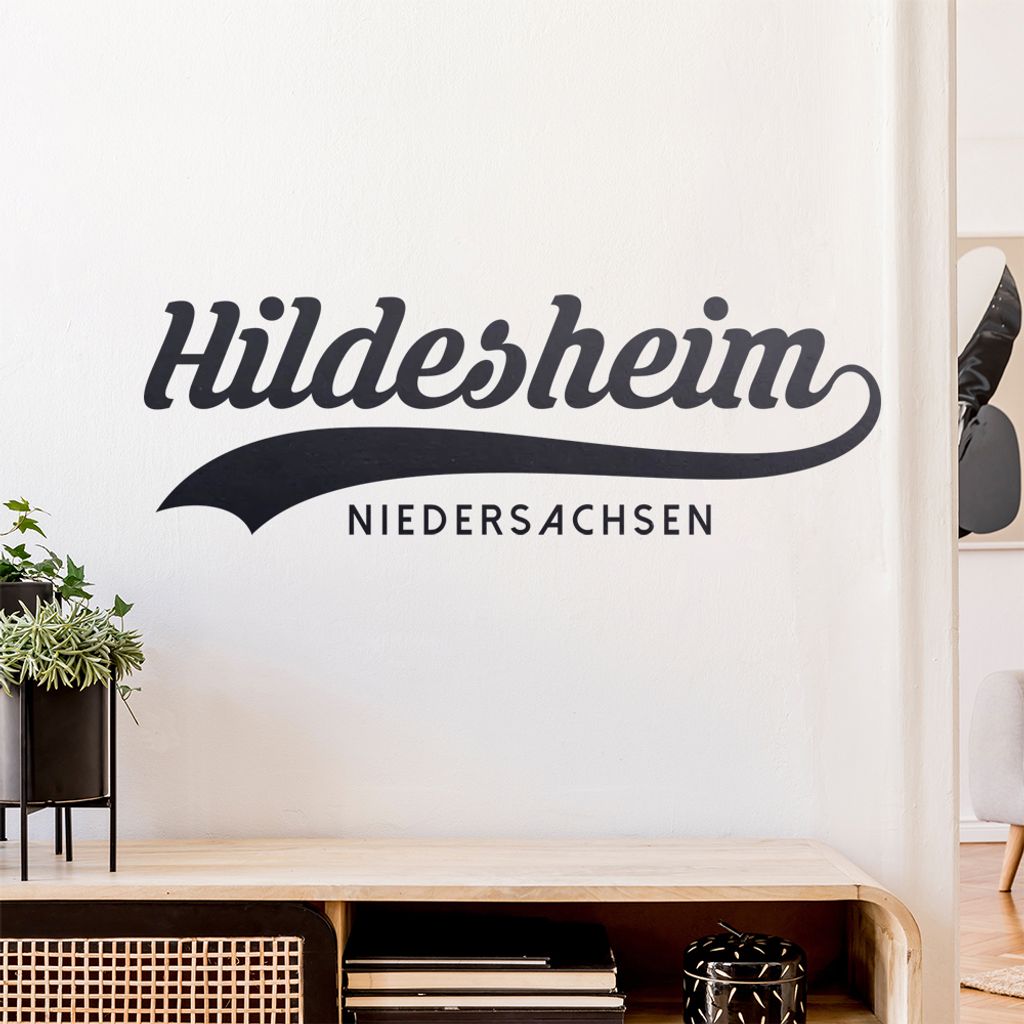 Hildesheim Niedersachsen Wandtattoo Wandaufkleber Wall Sticker - Dekoration, Küche, Wohnzimmer, Schlafzimmer, Badezimmer