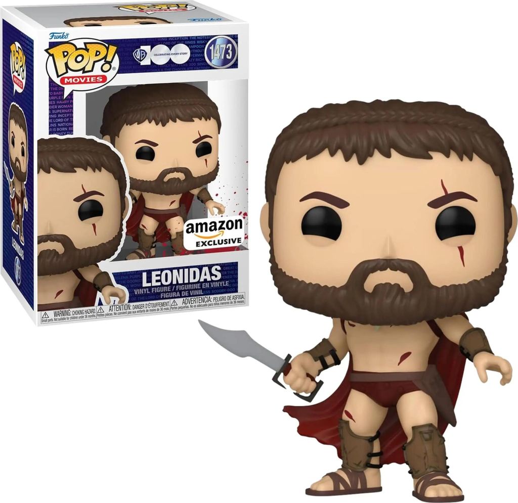 Funko Pop! 300 - Leonidas Battle Damaged #1473 Exclusive Blood Splatter