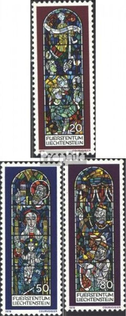Briefmarken Liechtenstein 1978 Mi 720-722 (kompl.Ausg.) postfrisch Weihnachten