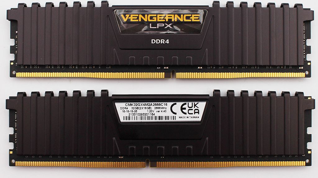 Corsair DIMM 32GB DDR4-2666 Dual-Kit 2x16GB paměti Obrázek produktu 