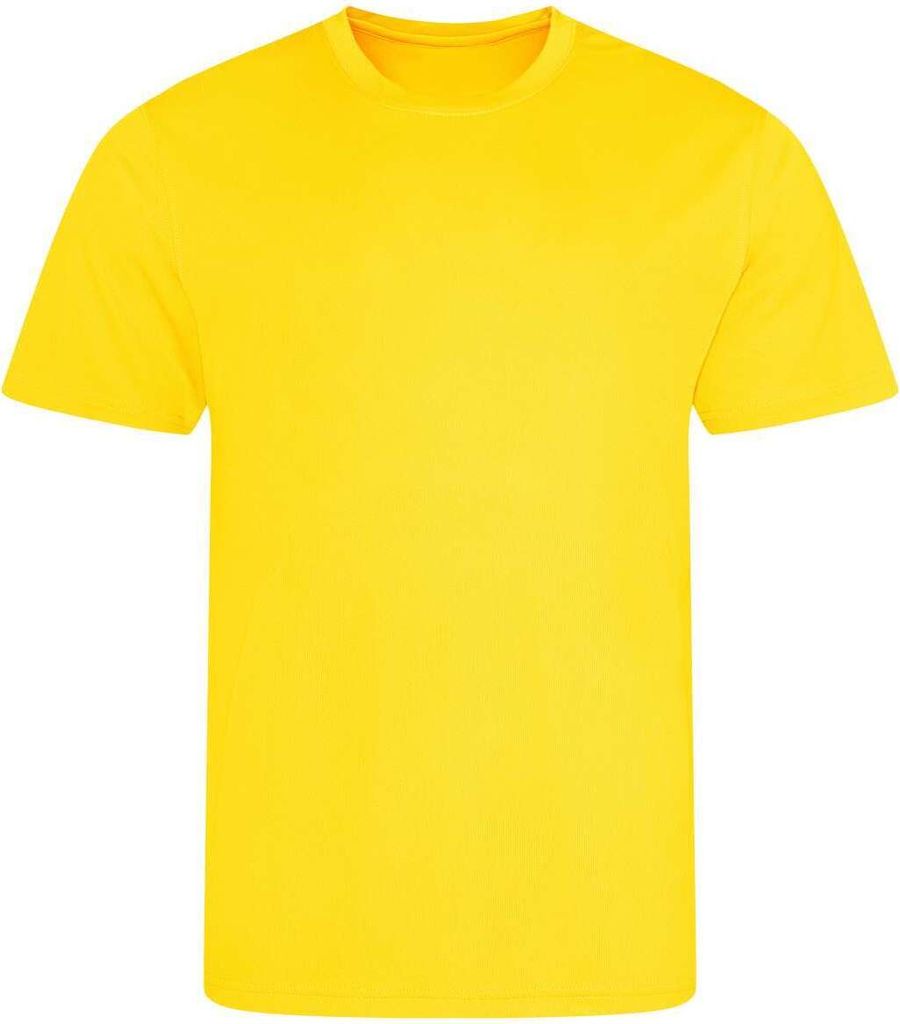 Just Cool JC001 | Cool T-Shirt +WRAP +UV-Sonnenschutz 30 - Farbe: Sun Yellow - Größe: 3XL