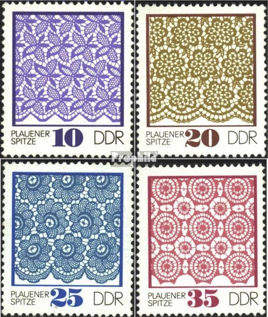 Briefmarken DDR 1974 Mi 1963-1966 (kompl.Ausg.) FDC Plauener Spitze (II)