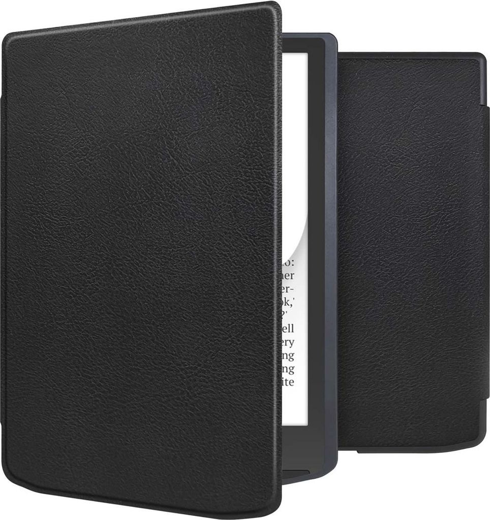 imoshion Slim Soft Case Klapphülle Pocketbook InkPad Color 3 / InkPad 4 - Schwarz