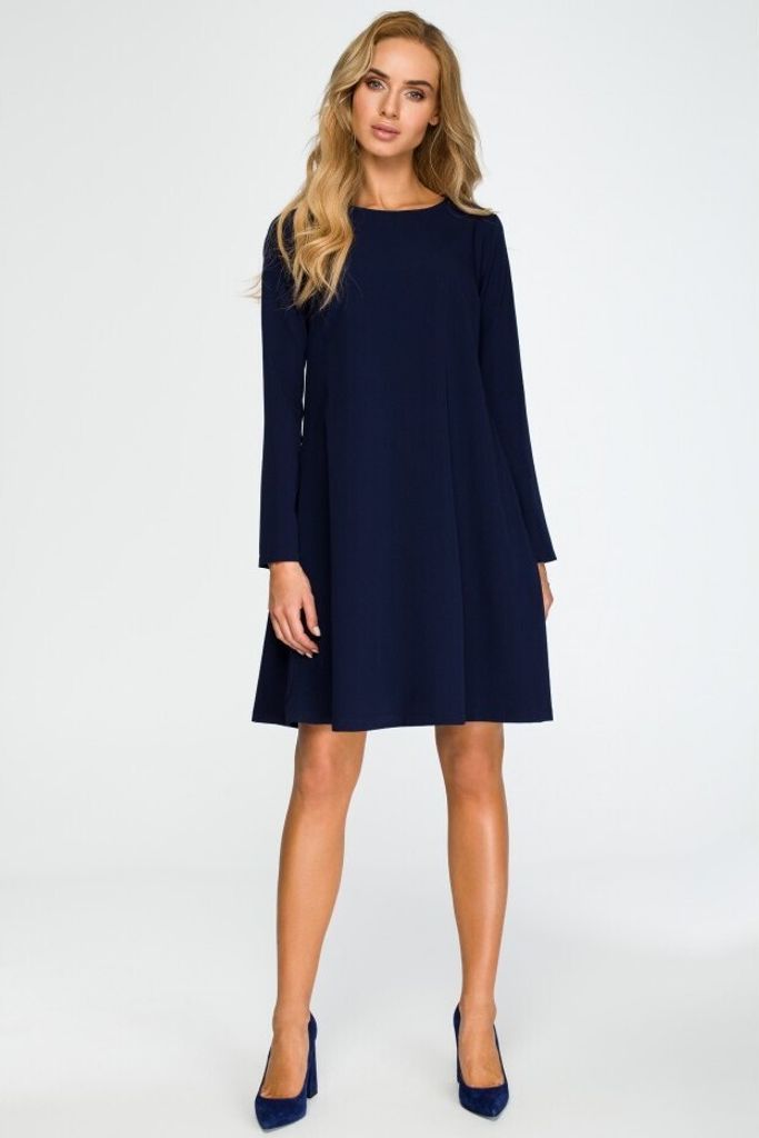 Stylove Minikleid für Frauen Flonor S137 dunkelblau L
