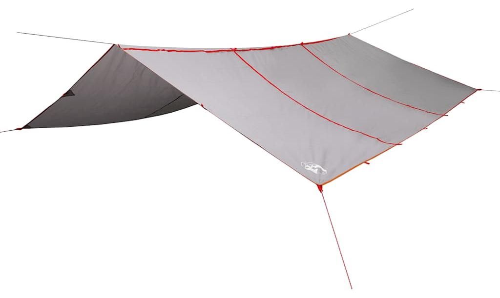 vidaXL Tarp szaro-pomarańczowy 420x440 cm wodoodporny Zdjęcie produktu 