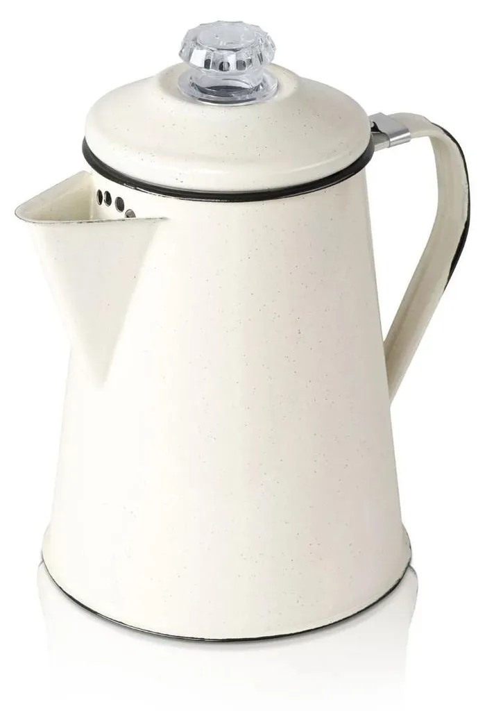GSI Mesa 8 Cup Percolator - Cafetière de camping 1,9 L beige résistant
