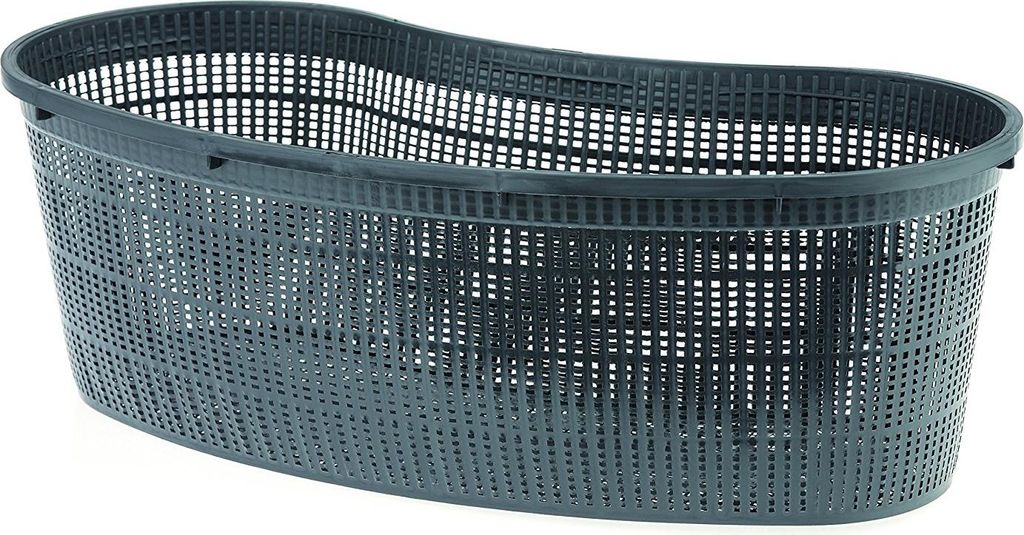 Teichpflanzkorb 45 cm oval Kunststoff, oval, schwarz Produktbild 