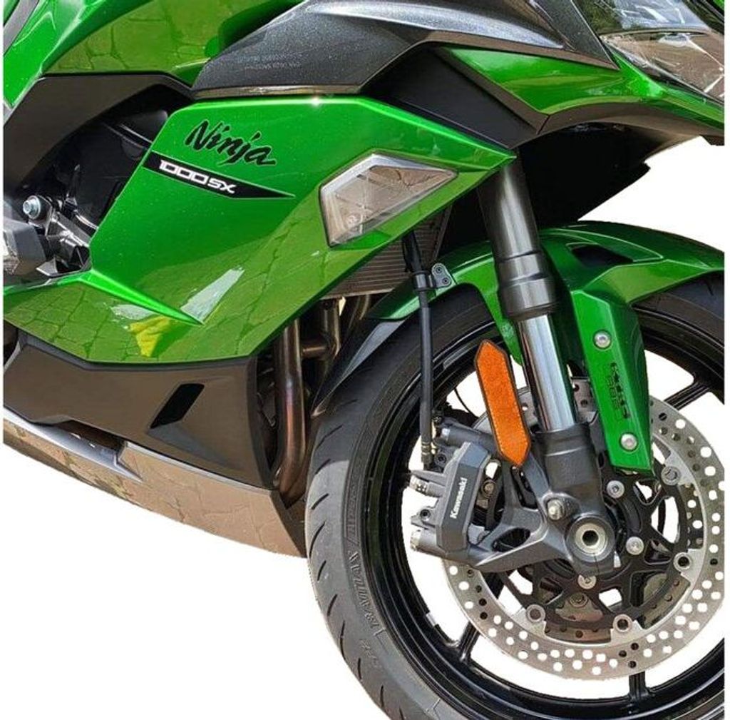PUIG 20473N Verlängerung des vorderen Schutzblechs passend fuer KAWASAKI NINJA 1000 SX Schwarz