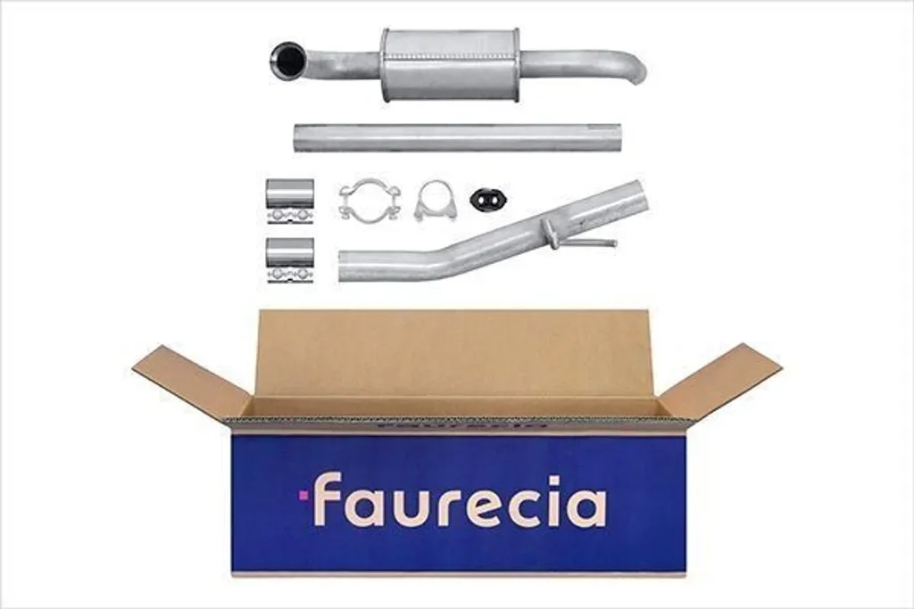 Silencieux central HELLA 8LC 366 025-831 - Silencieux pour Vivaro Trafic