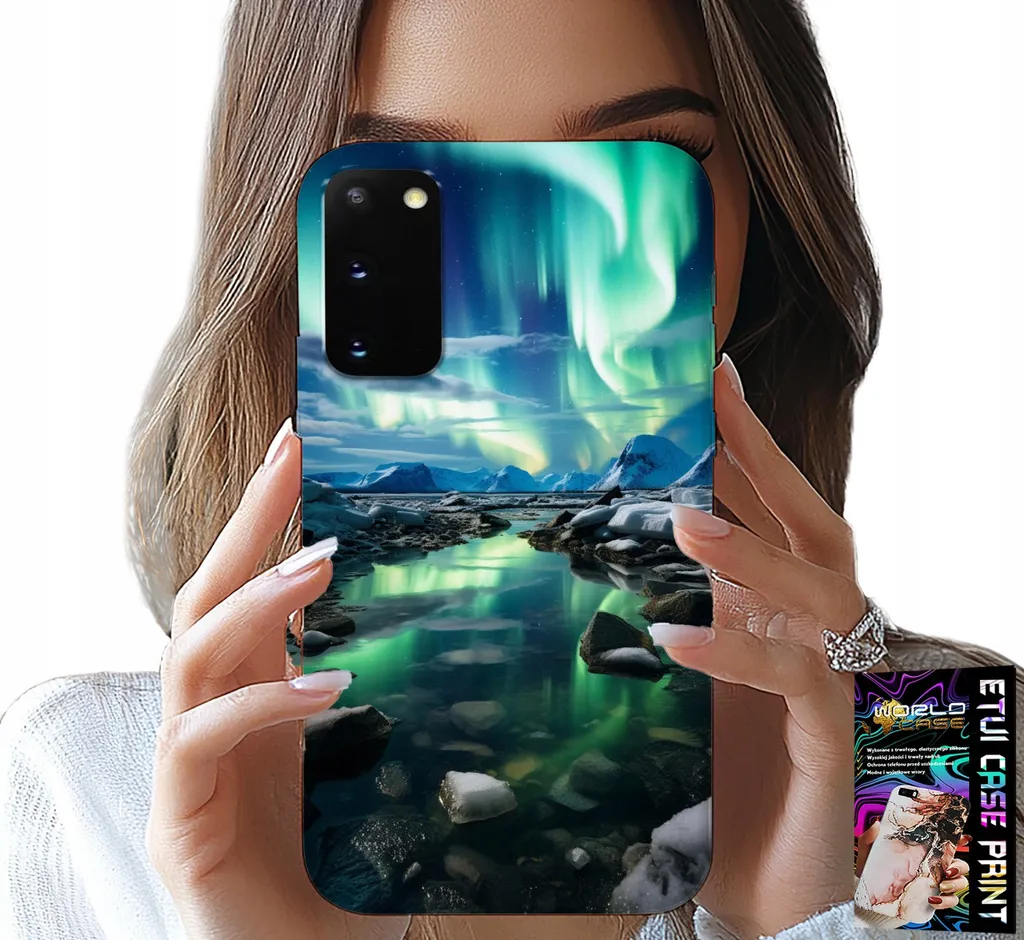 Custodia Per Samsung Galaxy S20 - Alaska Aurora Boreale + Pellicola
