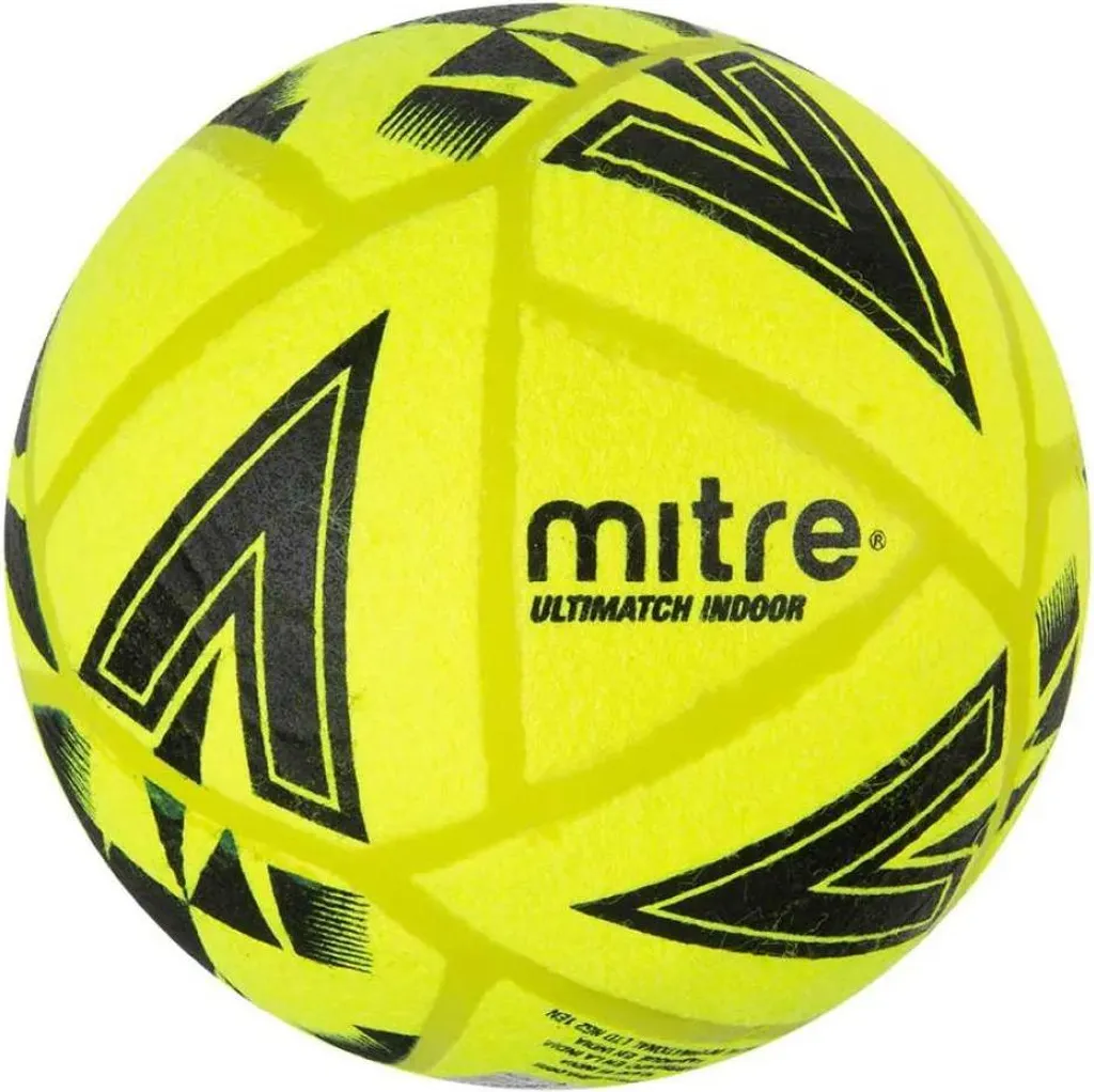 Ballon Futsal Mitre Ultimatch Jaune Taille 4 avec Technologie Hyperseam - 3