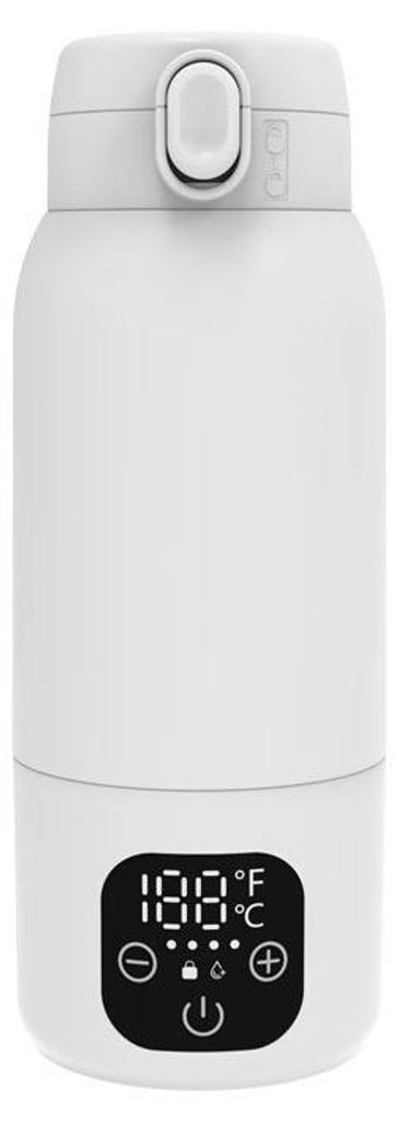 Tragbarer, kabelloser Flaschenwärmer, erwärmt Muttermilch und Wasser schnell, lange Akkulaufzeit, großes Fassungsvermögen von 500 ml, ideal fü...