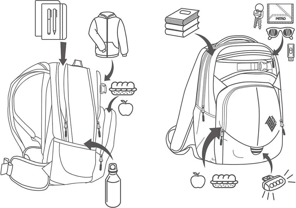 Sac à dos 30L robuste Nitro Daypacker Superhero bleu pour ordinateur - 10