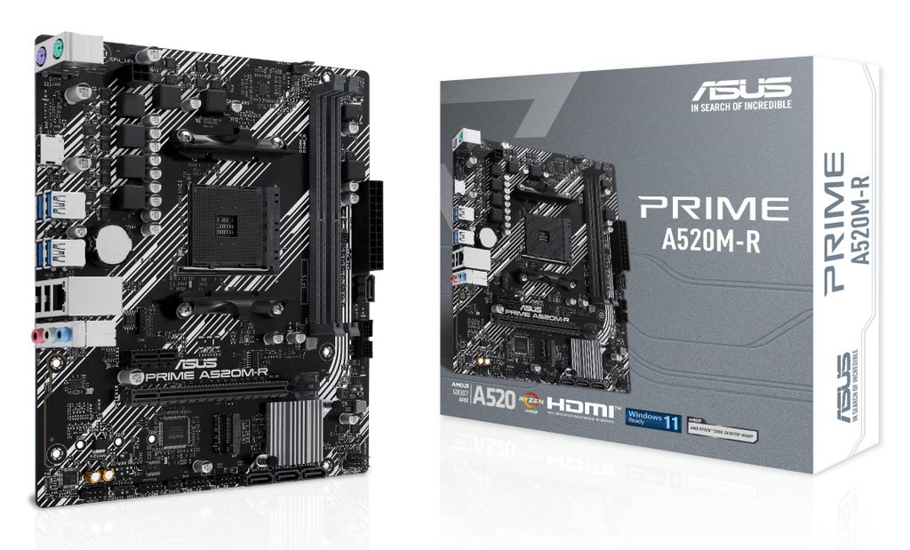 ASUS PRIME A520M-R AMD A520 Socket AM4 micro ATX Image du produit 