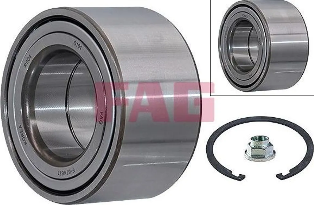 FAG 713 6157 80 Jeu de roulements de roue OE GP9A33047A pour Mazda 6