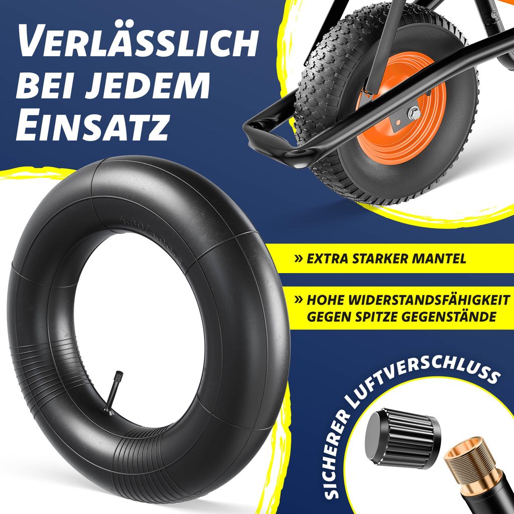 MASKO® Schubkarre Bauschubkarre Gartenschubkarre 100 Liter Produktbild 