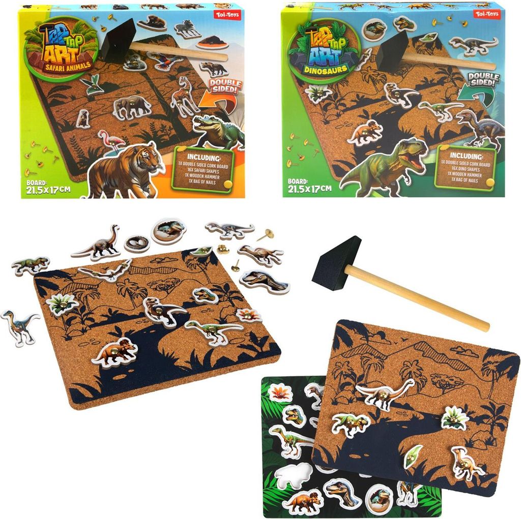 Toi-toys Hammerspiel Dino Wildtiere Produktbild 