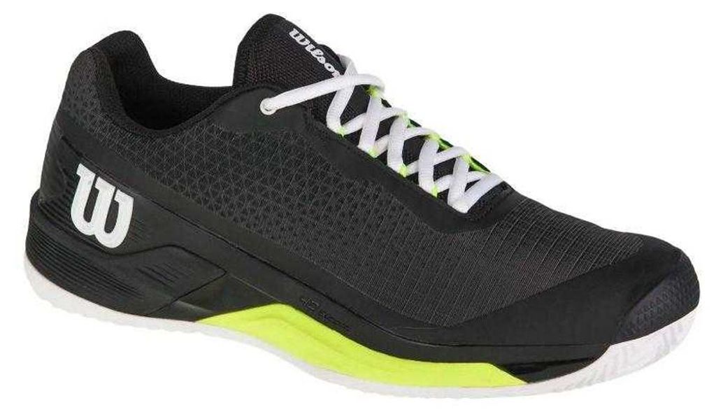 Wilson - "Rush Pro 4.0 Clay" Tennisschuhe für Herren PP10357 (44 EU) (Schwarz)