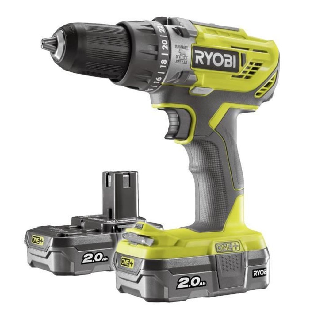 Accuboormachine met percussiefunctie RYOBI R18PD3-220S, Productafbeelding 