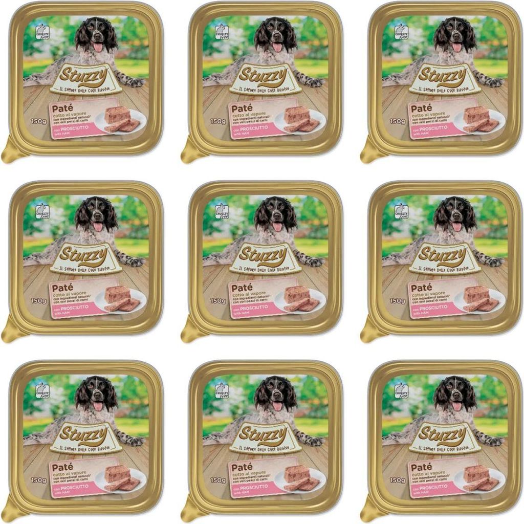 Schale MISTER STUZZY Schinken 150g / Packung 9 Stk.
