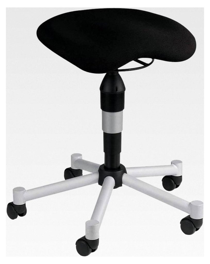 Wellnessstuhl/Hocker Balance 20 Stoff schwarz