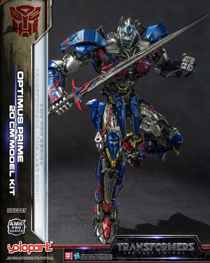 Optimus Prime AMK Pro Series Transformers Figurine Articulée 20cm - 4