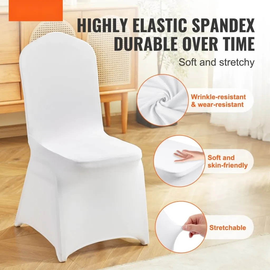 Solution Housses de Chaises pour Cacher les Chaises Pliantes Usées