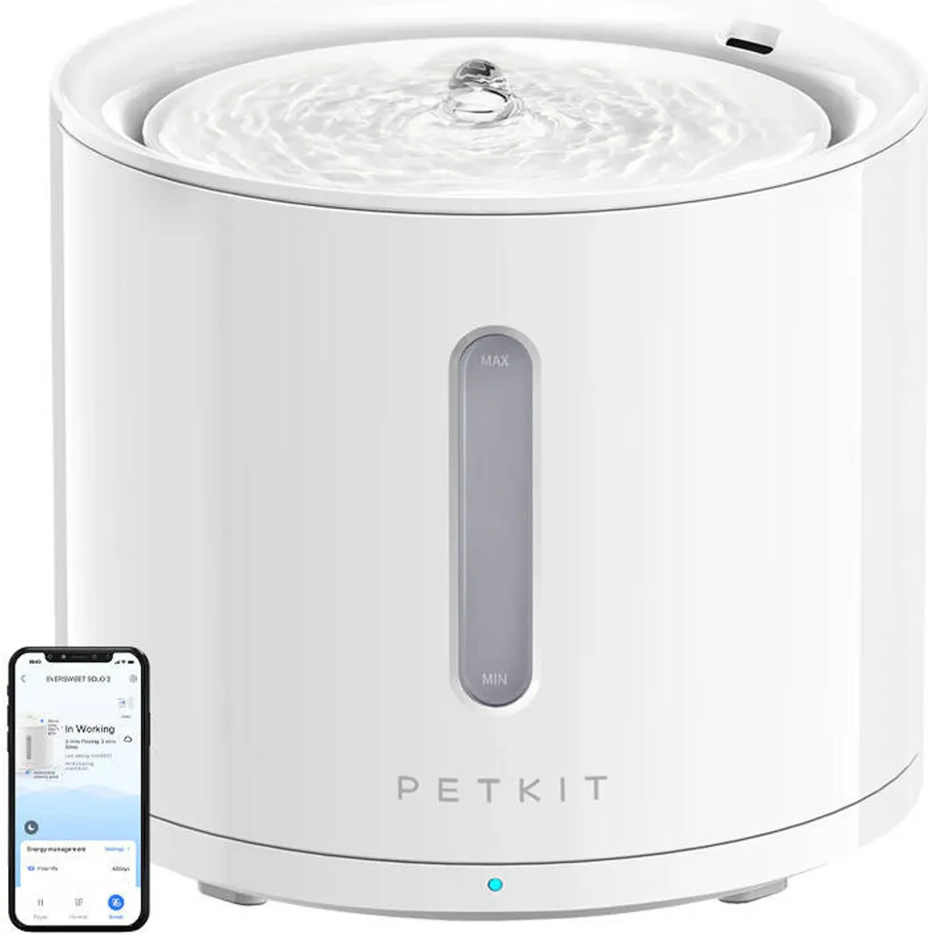 PETKIT | „Smart Pet“ gėrimo fontanas | Eversweet Solo 2 | Talpa 2 L | Filtravimas | Medžiaga Plastikas | Baltas