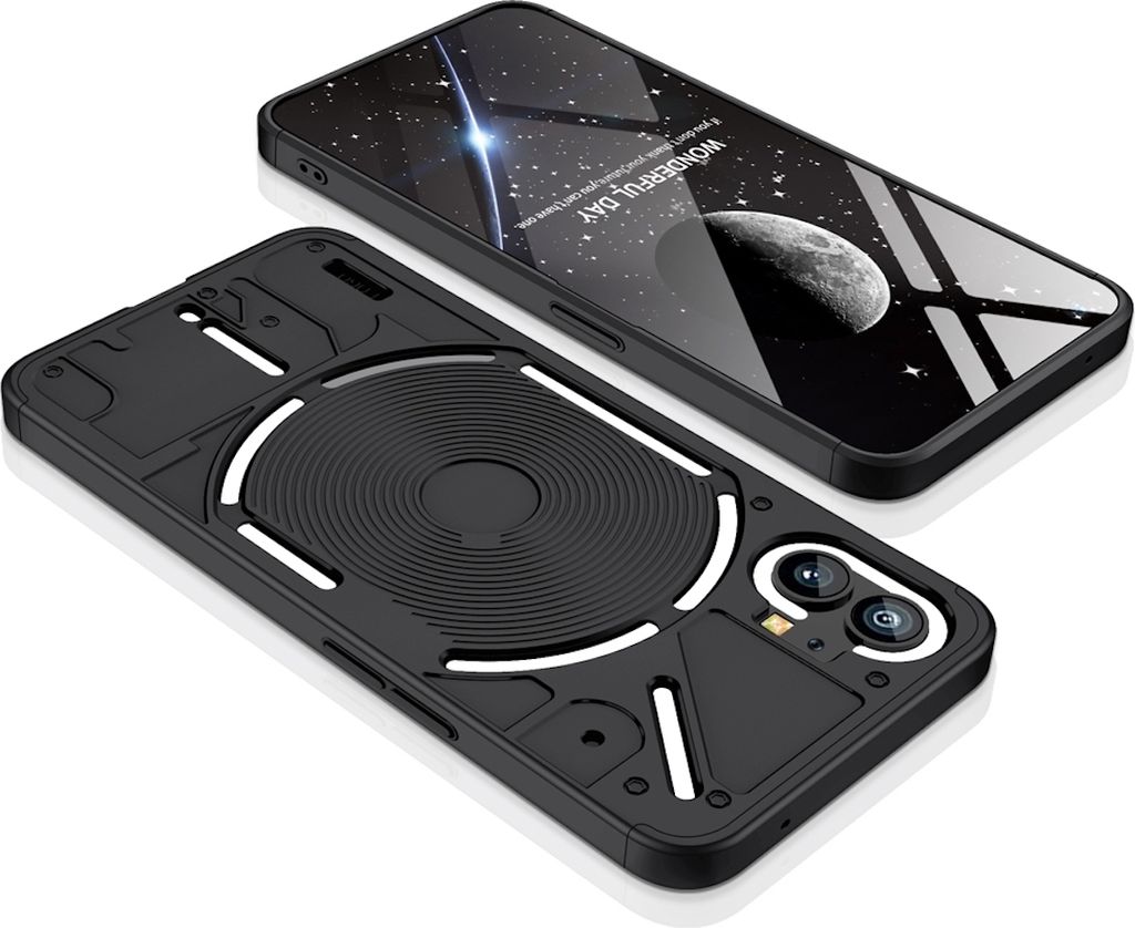 Étui en plastique pour Nothing Phone 1, design PC, noir Image du produit 