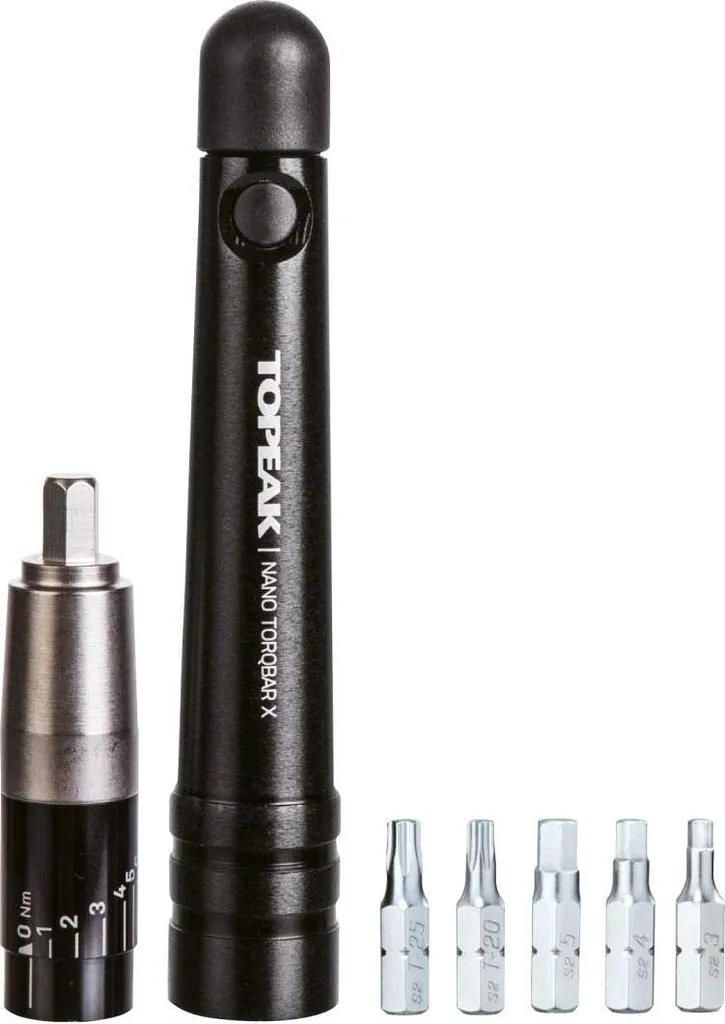 Topeak Nano Torqbar X Outil de Serrage Réglable 2-6 Nm Adulte Noir
