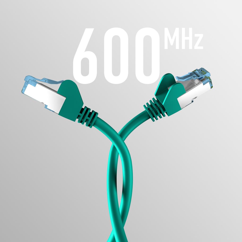 EFB RJ45 PATCHKABEL mit CAT7 ROHKABEL GRÜN 30m