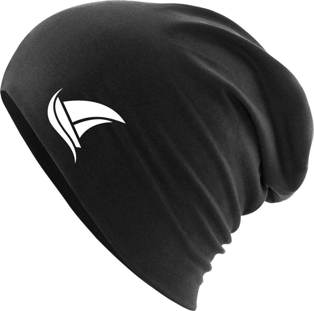 Huuraa Beanie Segeln Segelboot Black One Size Baumwolle und Elasthan Mütze Geschenkidee