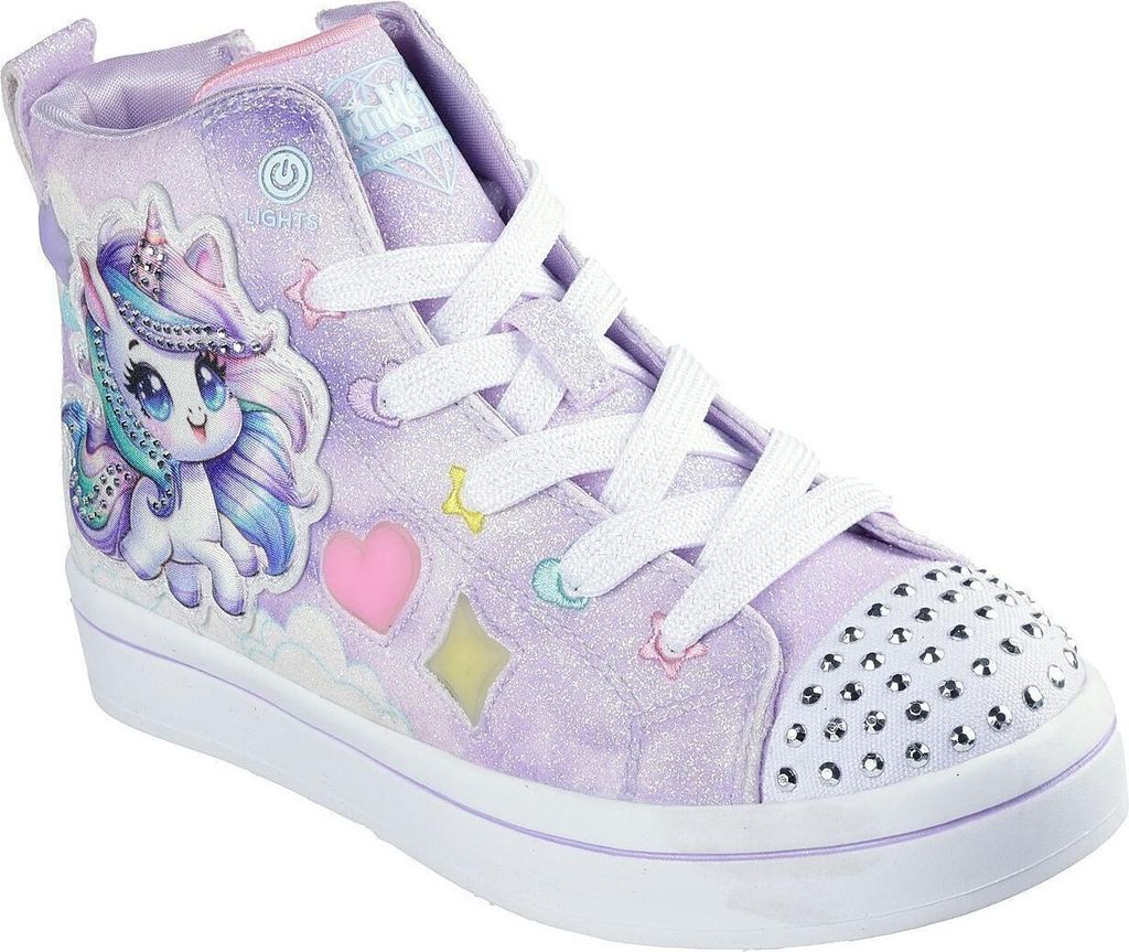 Skechers Twi-Lights 2.0 Veterschoen hoog - Lila - Maat 27