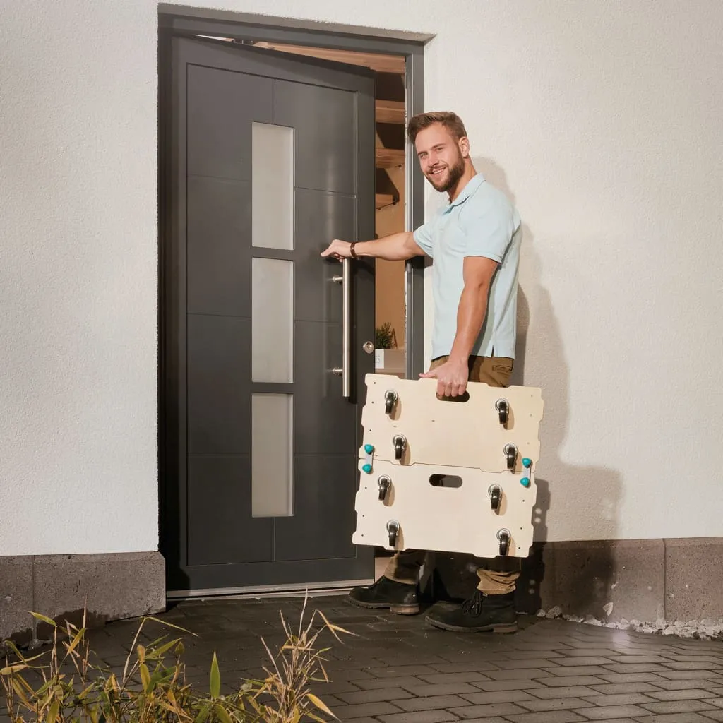 Plateau Roulant Modulaire FT400 wolfcraft 5543000 avec Surface Puzzle