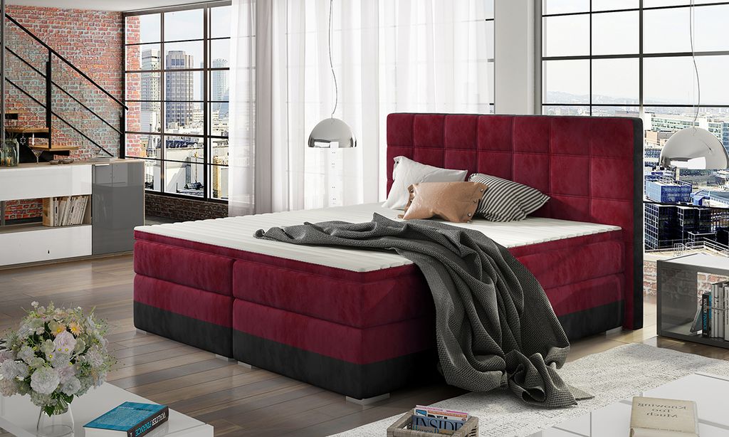 NABBI Gepolstert Doppelbett mit Stauraum Dalina 140 - Produktbild 