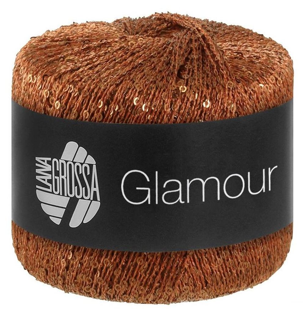 Lana Grossa - Glamour 0013 zimtbraun Produktbild 
