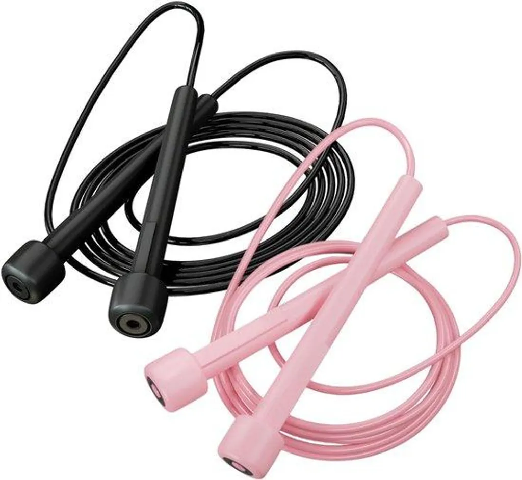 Lot de 2 cordes à sauter de fitness réglables pour boxe et cardio