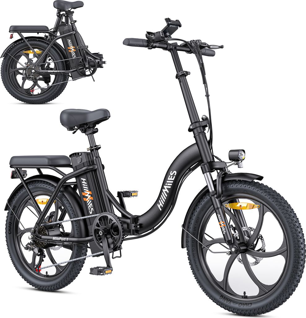 E-Bike Klapprad mit 36V 13Ah Akku bis zu 80-100km, 20 *3.0 Produktbild