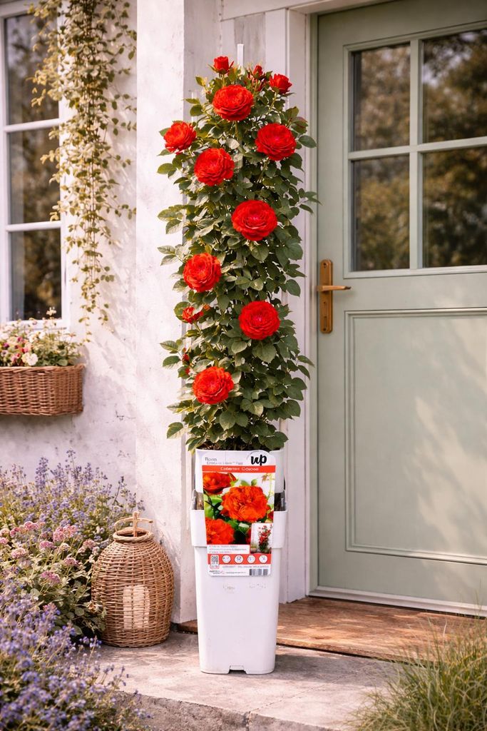 Kletterrose Crazy in Love Rot 50–70 cm – duftende rote Produktbild 