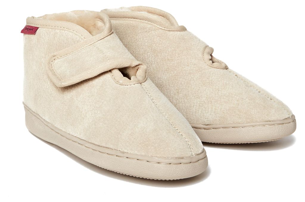 Hausschuhe Lammfell Typ "Athen", beige, 41 Produktbild 