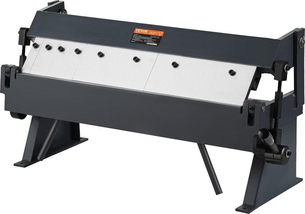 Kasten- und Abkantpresse, 24 Zoll, 0-130 Grad Blechbiegepresse, tragbare Metallbiegemaschine mit einer Kapazität von 20 Gauge kohlenstoffarmem Sta...