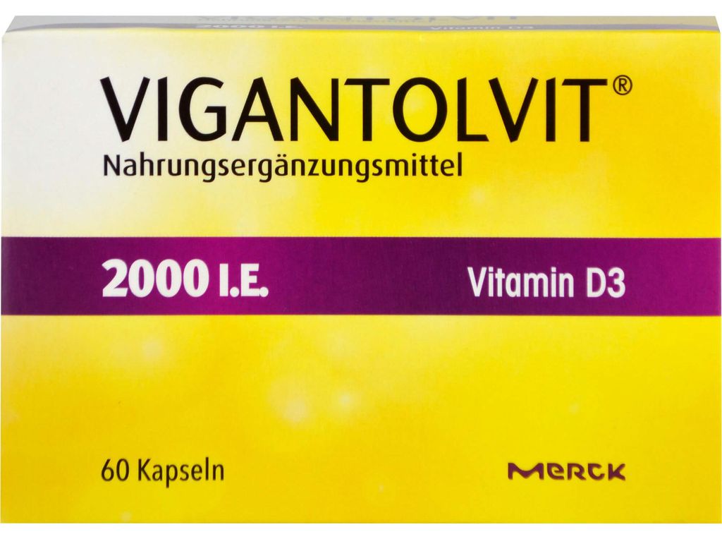 VIGANTOLVIT Vitamin D3 2000 I.E. Kapseln, 60 St. Kapseln Produktbild 