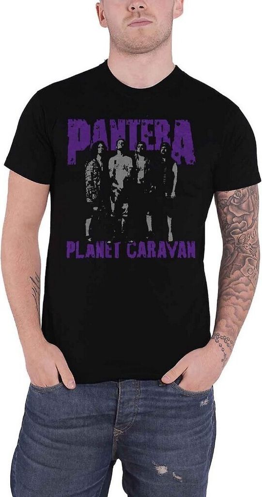 Pantera - "Planet Caravan" T-Shirt für Herren/Damen Uni RO2997 (S) (Schwarz)